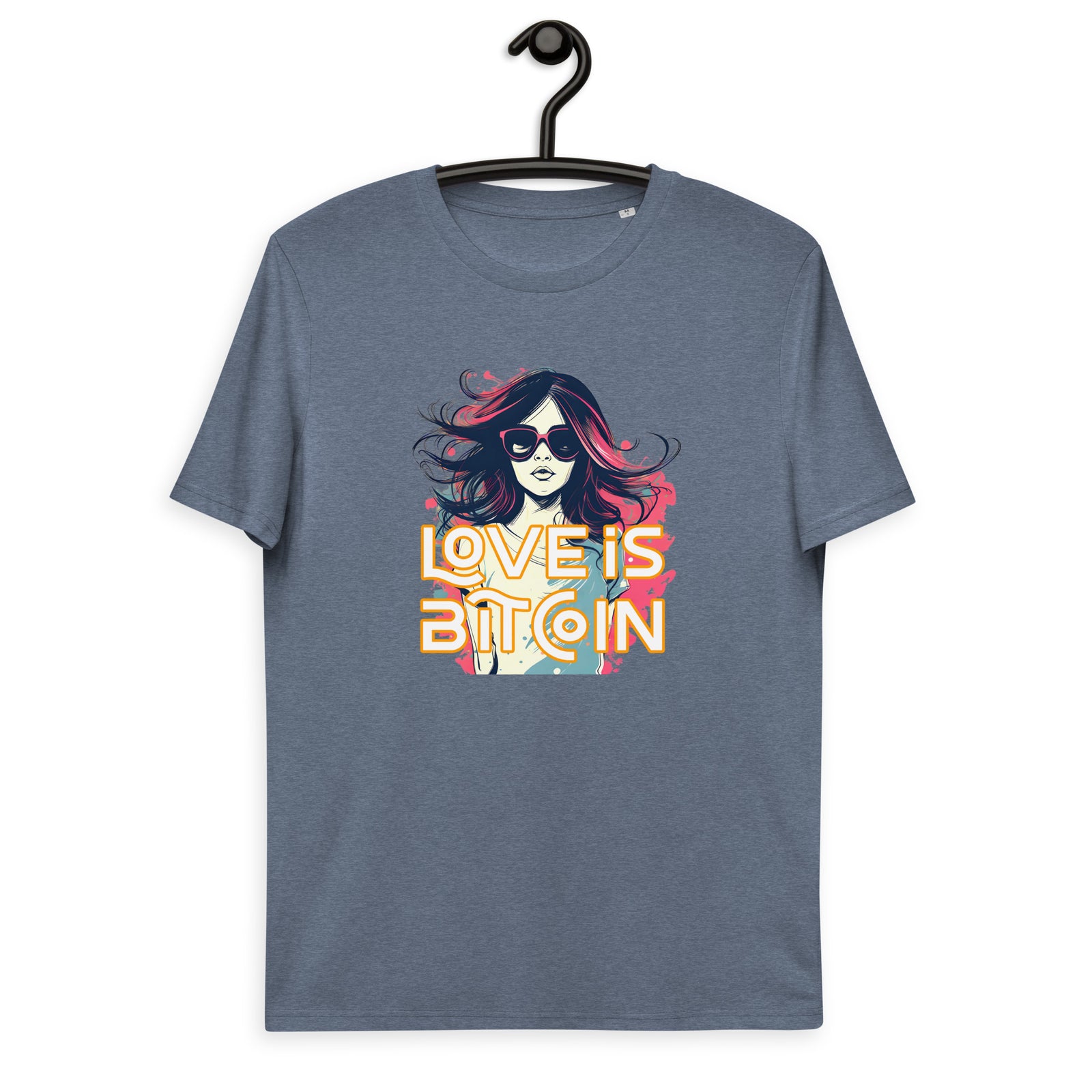 Love is Bitcoin Men's Organic Cotton T-Shirt