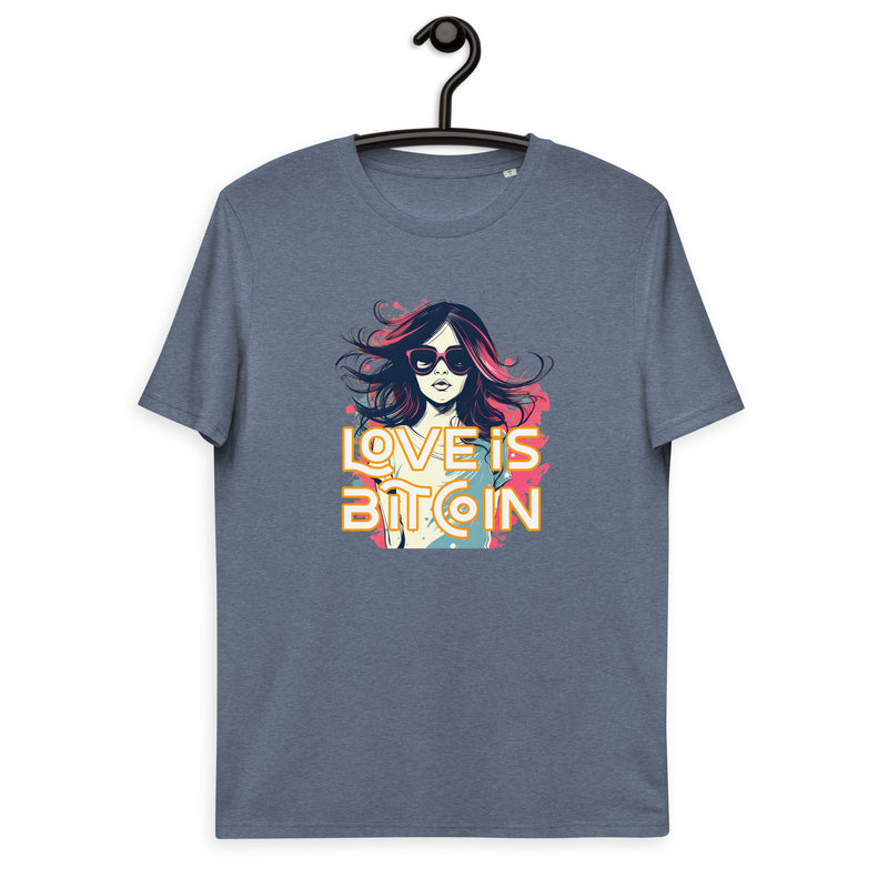 Love is Bitcoin Men's Organic Cotton T-Shirt