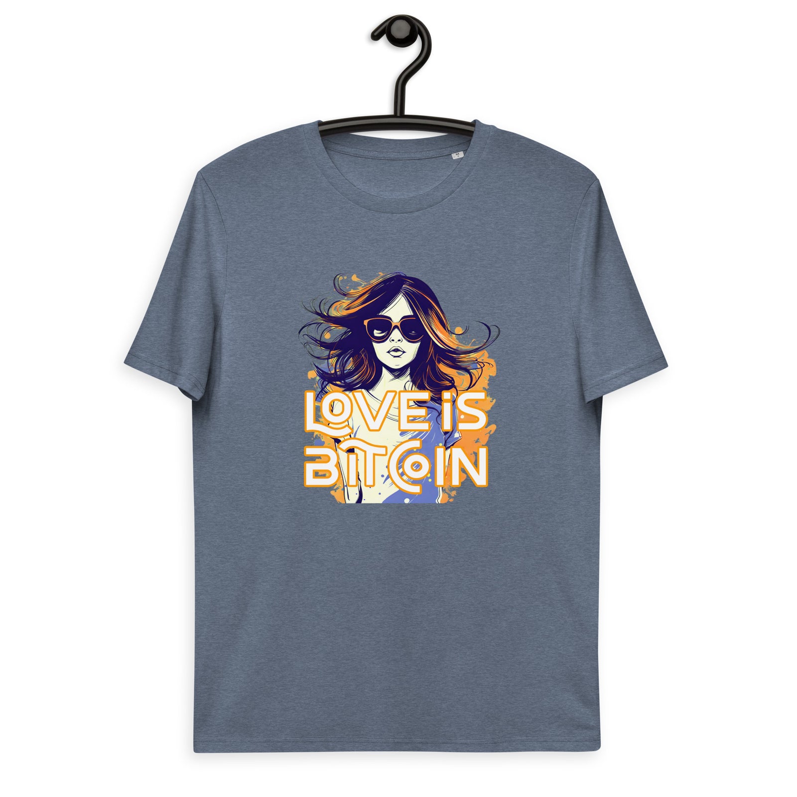 Love is Bitcoin Men's Organic Cotton T-Shirt