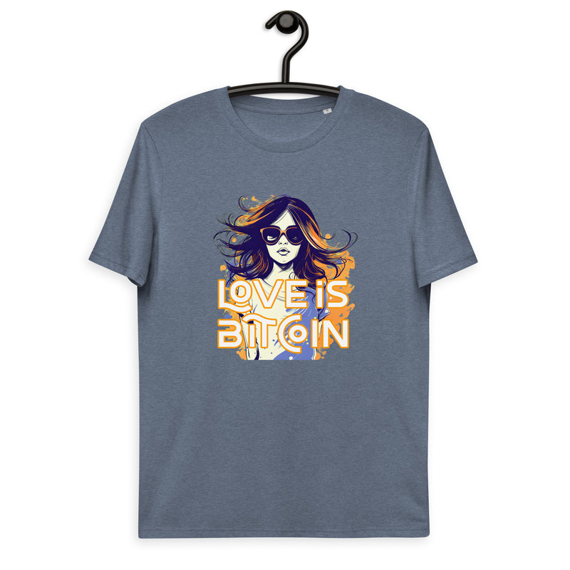 Love is Bitcoin Men's Organic Cotton T-Shirt