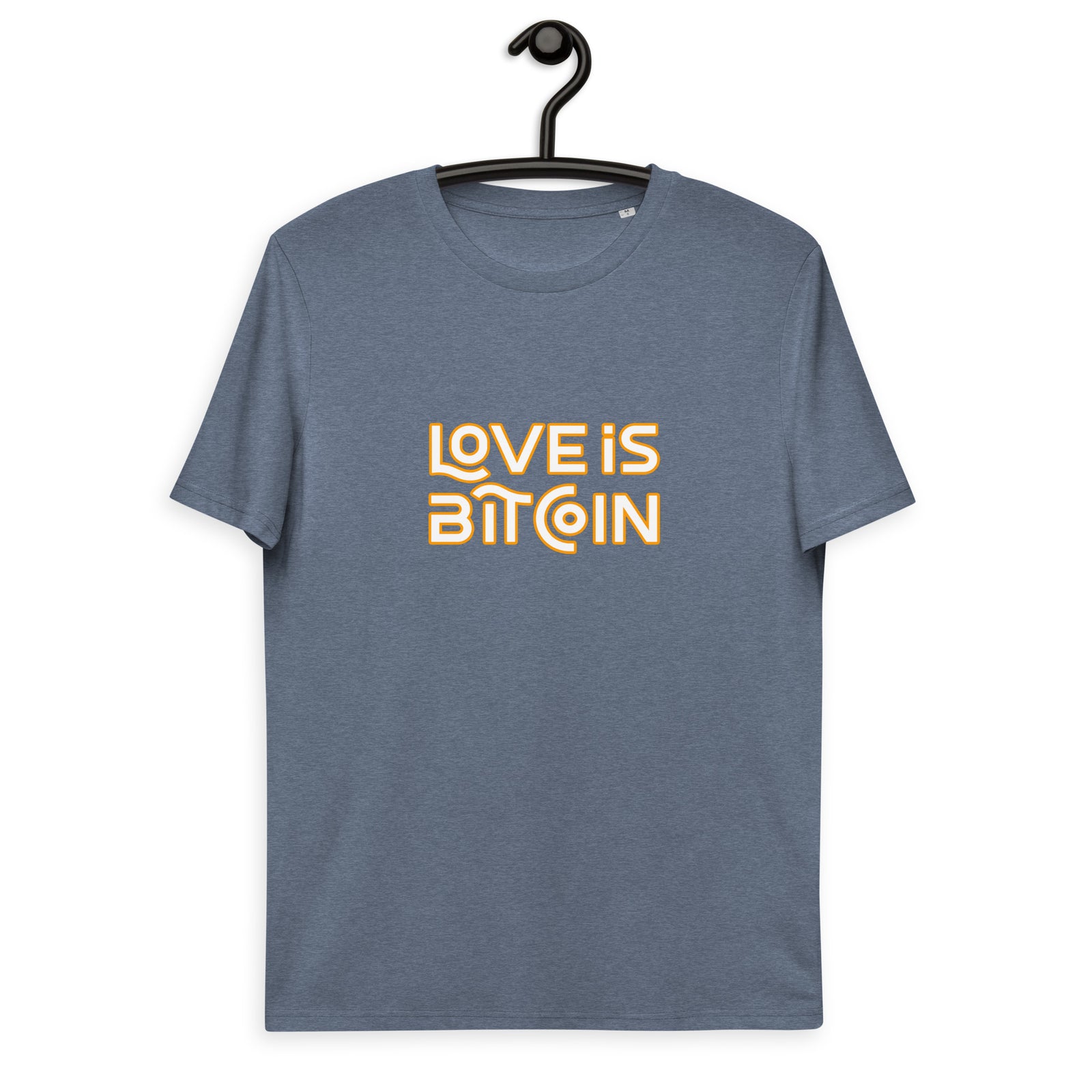 Love is Bitcoin Men's Organic Cotton T-Shirt