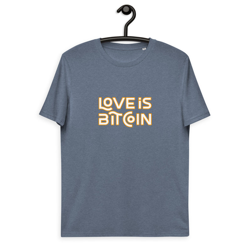 Love is Bitcoin Men's Organic Cotton T-Shirt