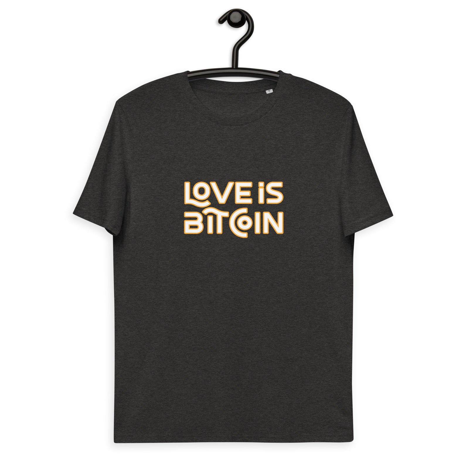 Love is Bitcoin Men's Organic Cotton T-Shirt