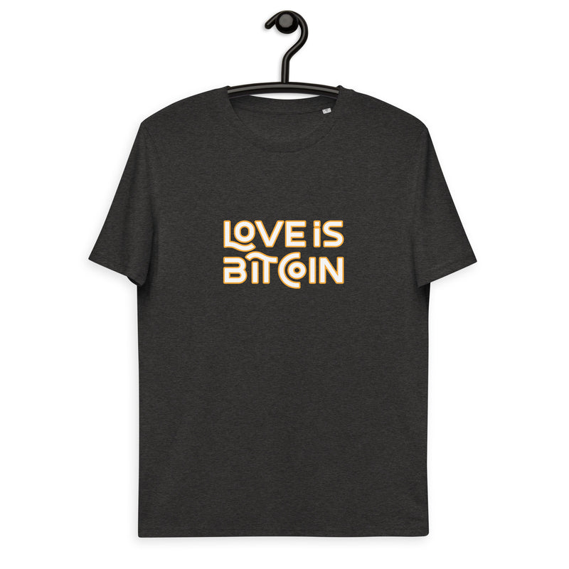 Love is Bitcoin Men's Organic Cotton T-Shirt