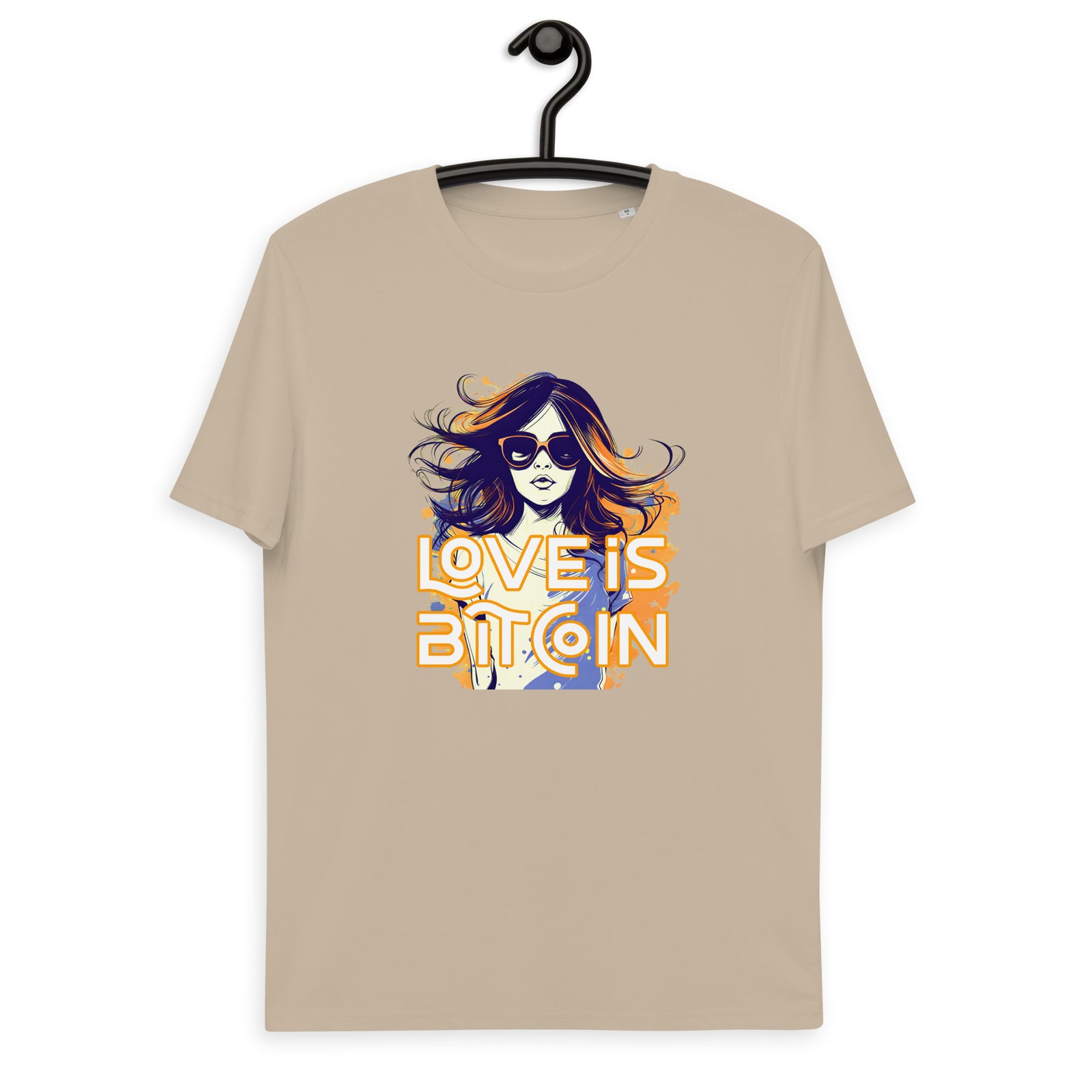 Love is Bitcoin Men's Organic Cotton T-Shirt