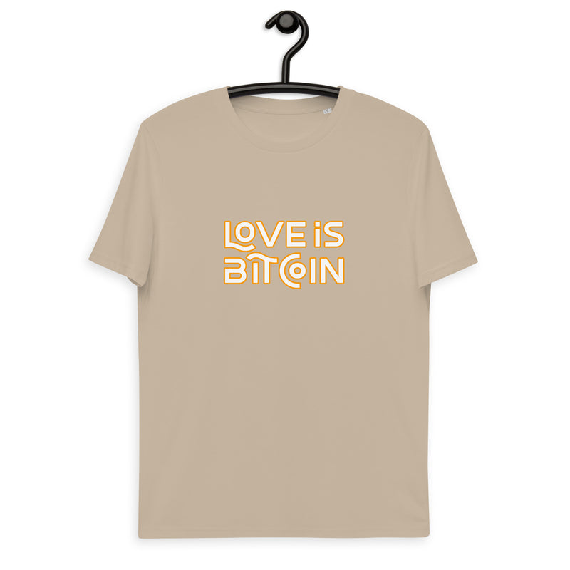 Love is Bitcoin Men's Organic Cotton T-Shirt