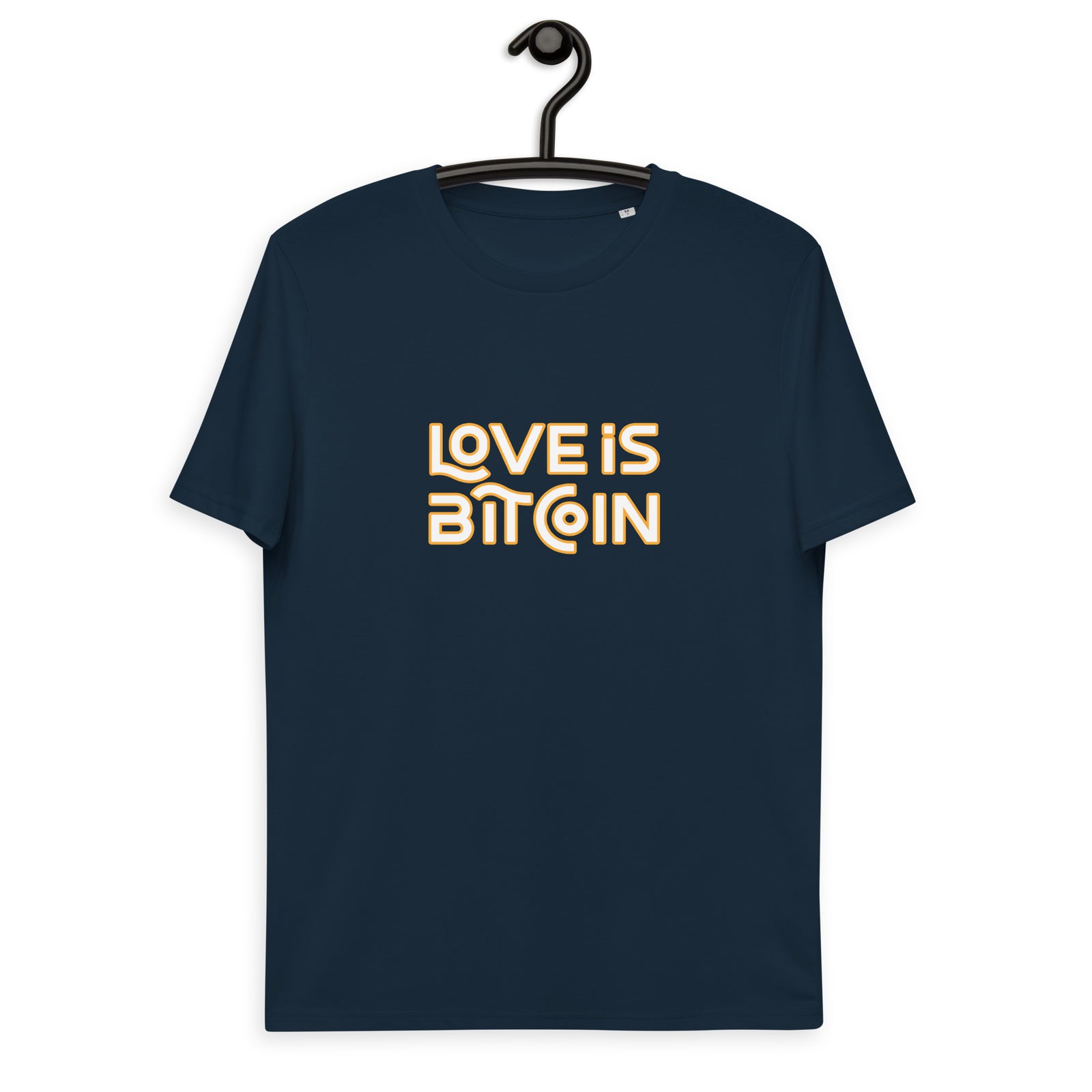 Love is Bitcoin Men's Organic Cotton T-Shirt