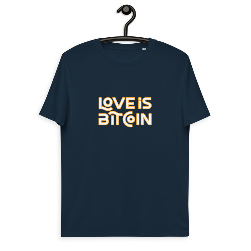 Love is Bitcoin Men's Organic Cotton T-Shirt