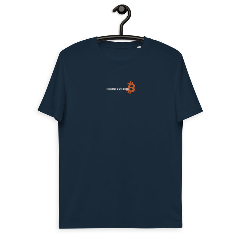 Enogtyve Einundzwanzig Embroidered Men's Organic Cotton | Bitcoin T-Shirt