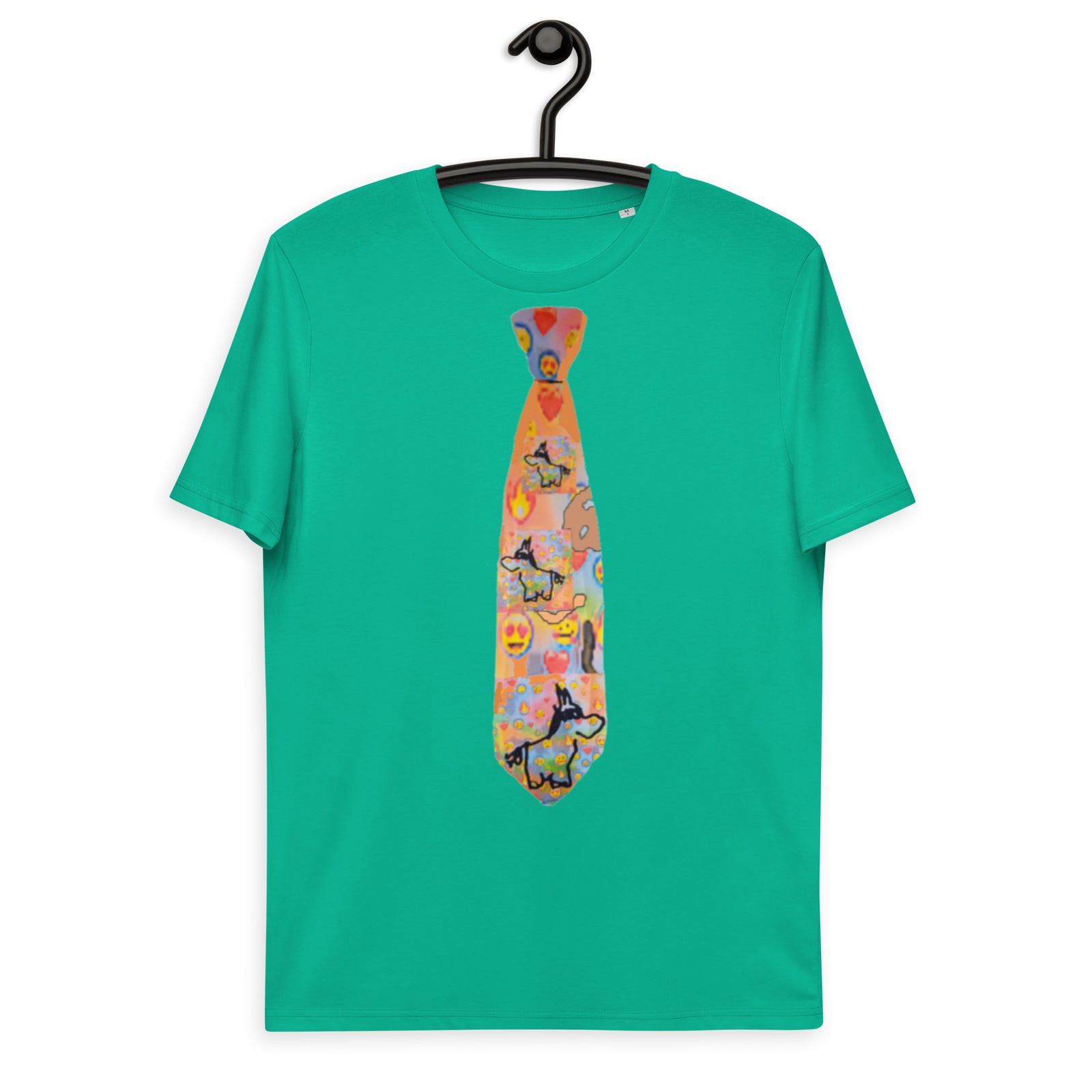 Bullybursti Schlipsograph Men's Organic Cotton | Bitcoin T-Shirt