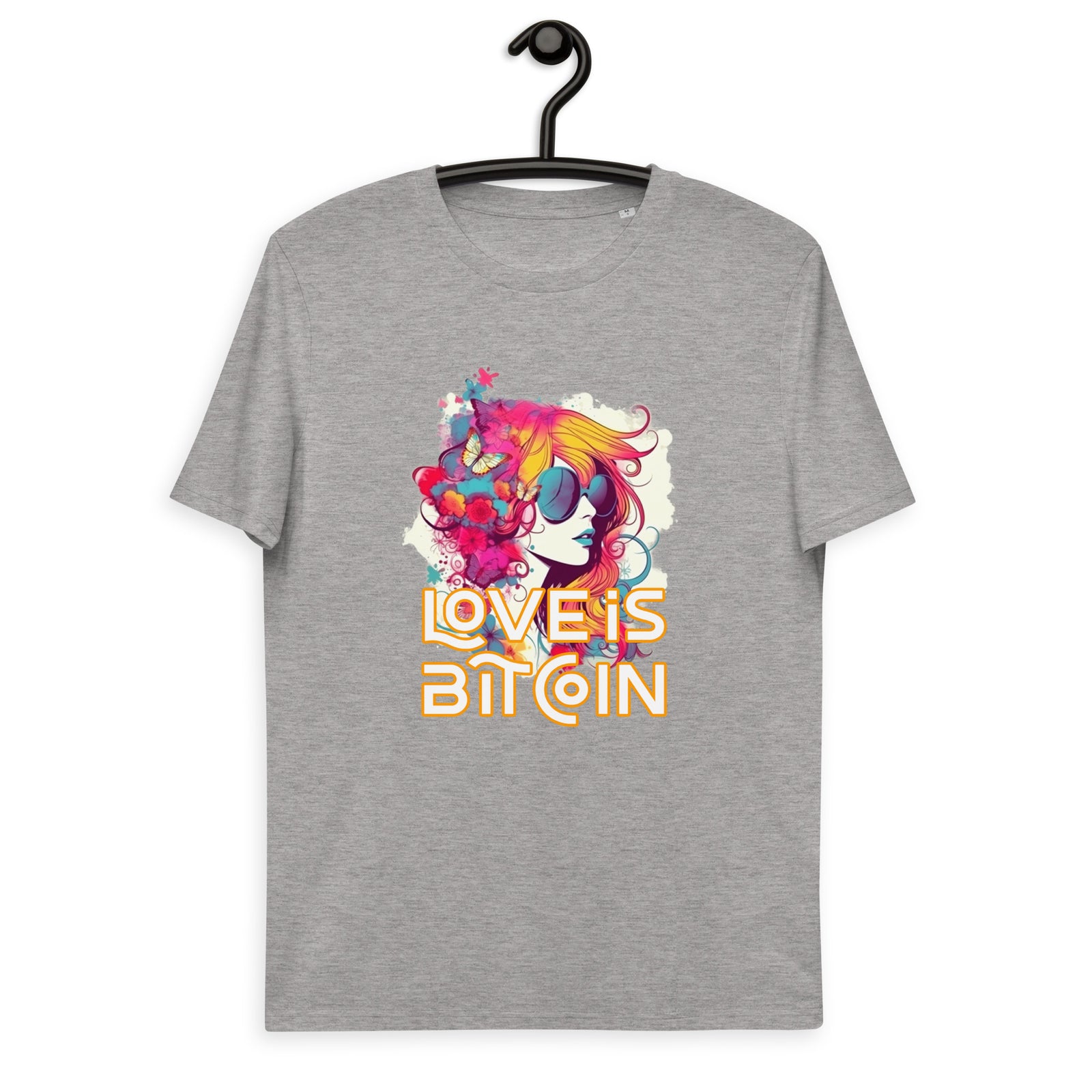 Love is Bitcoin Men's Organic Cotton T-Shirt