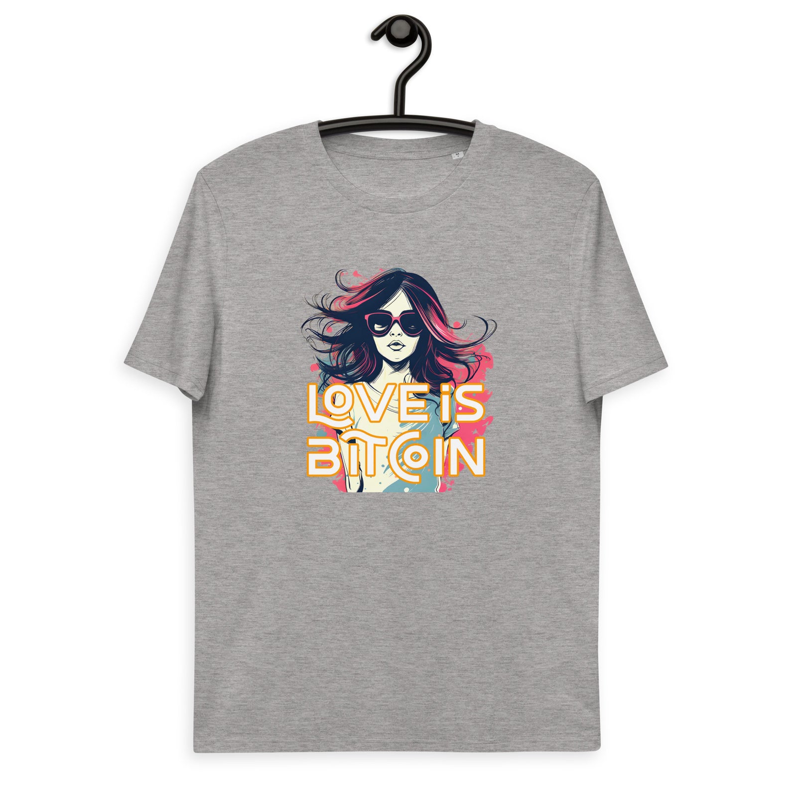 Love is Bitcoin Men's Organic Cotton T-Shirt