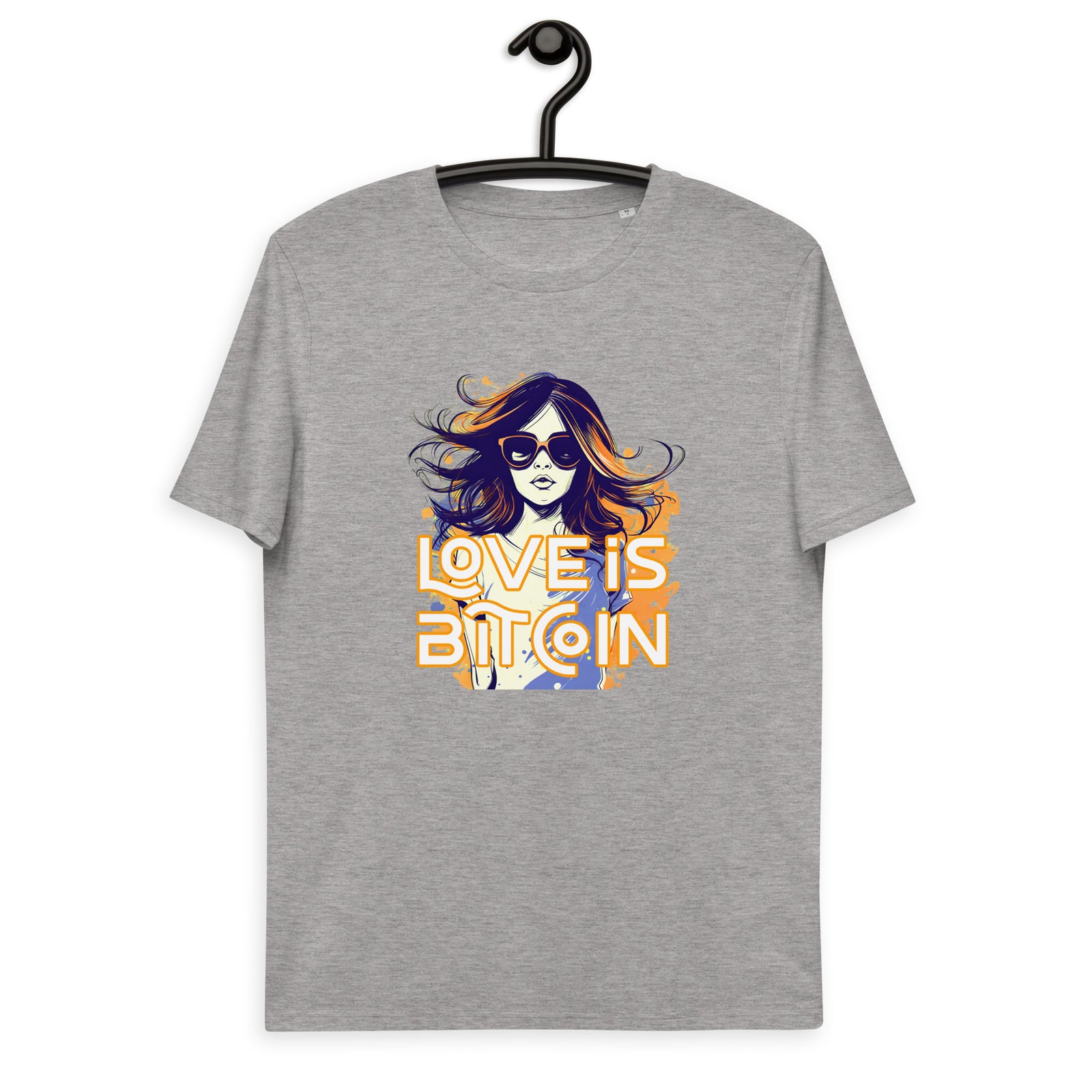 Love is Bitcoin Men's Organic Cotton T-Shirt