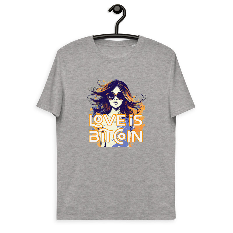 Love is Bitcoin Men's Organic Cotton T-Shirt