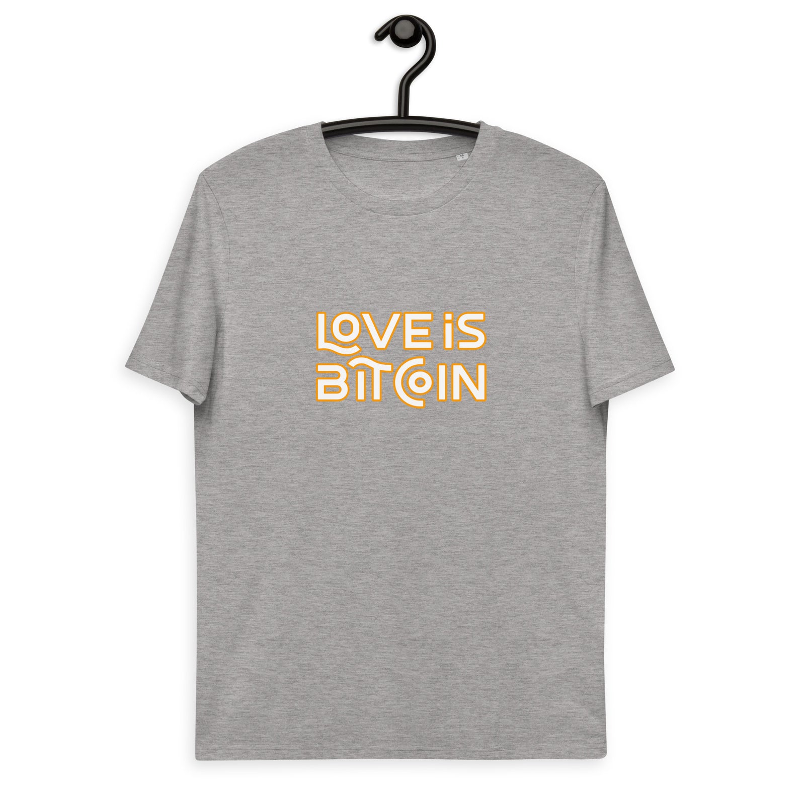 Love is Bitcoin Men's Organic Cotton T-Shirt