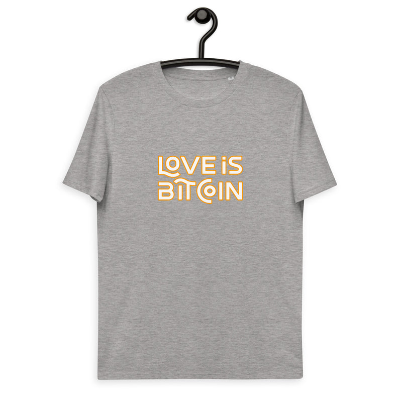 Love is Bitcoin Men's Organic Cotton T-Shirt