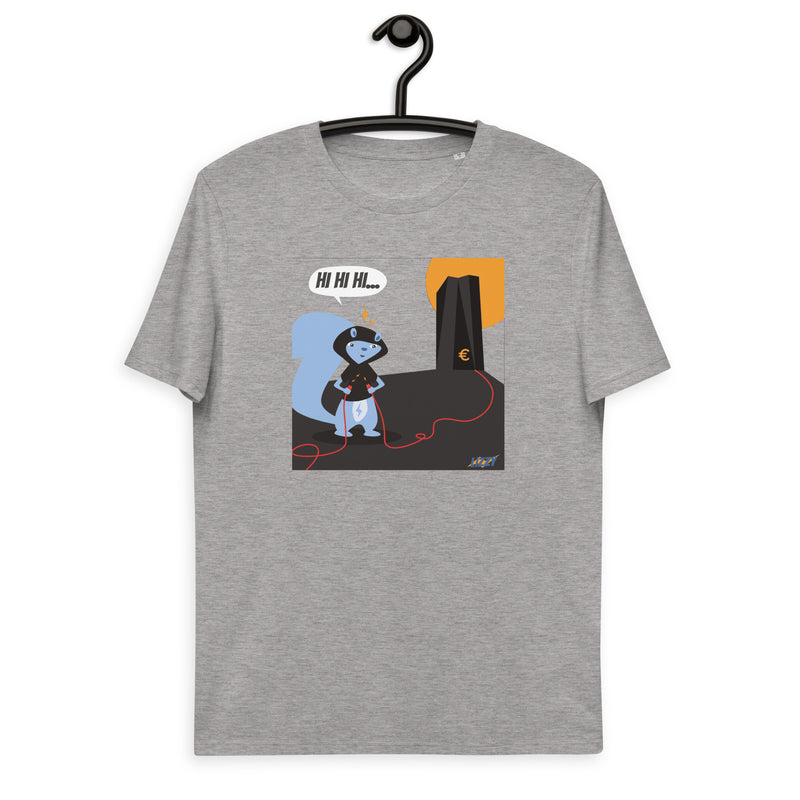 Coinfinity Bitcoin Lightning Lizzy Men's Organic Cotton T-Shirt