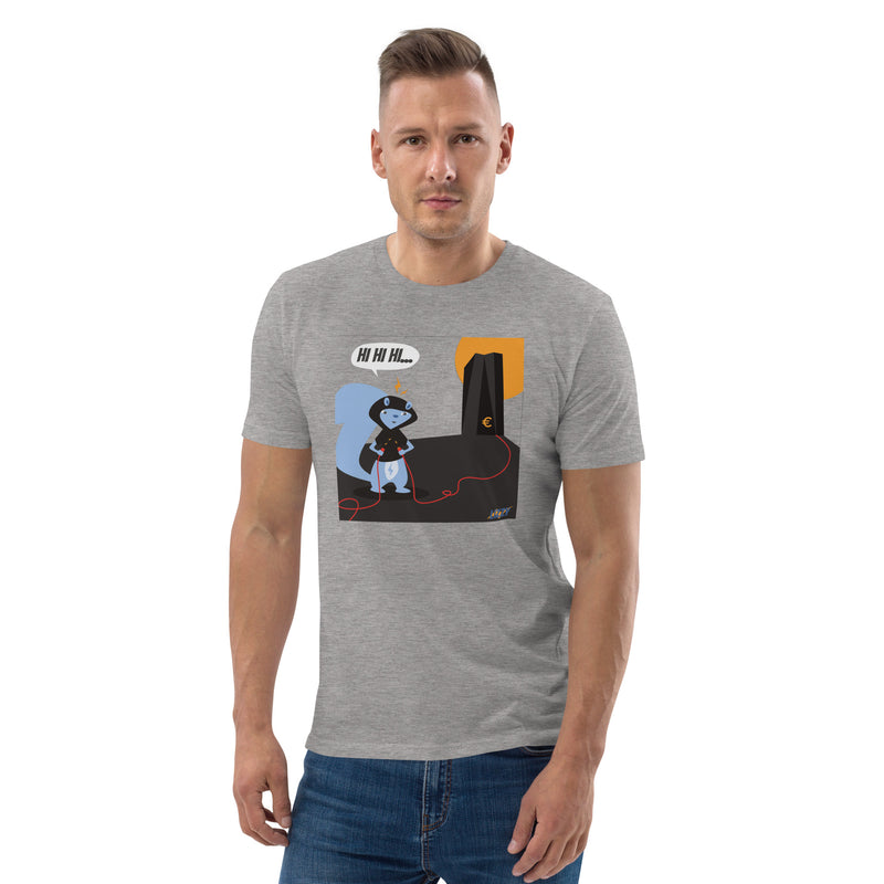 Coinfinity Bitcoin Lightning Lizzy Men's Organic Cotton T-Shirt