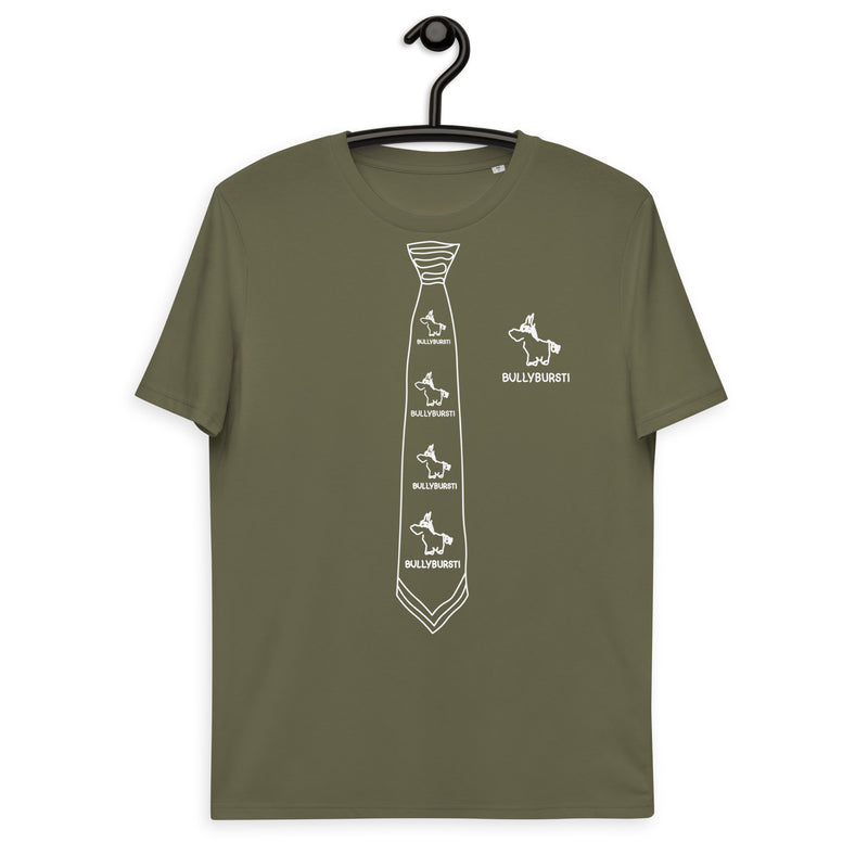 Bullybursti Schlipsograph Men's Organic Cotton | Bitcoin T-Shirt