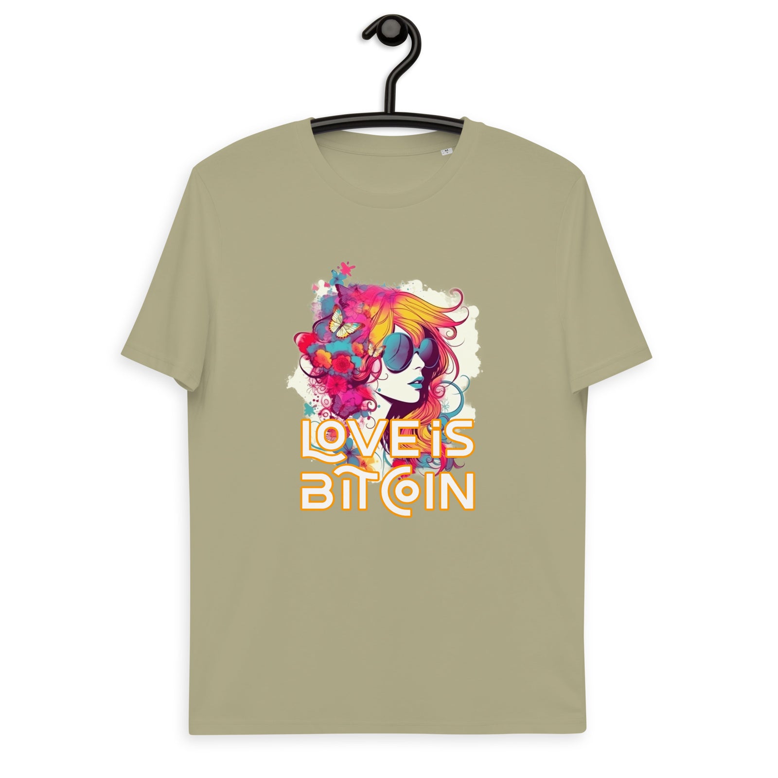 Love is Bitcoin Men's Organic Cotton T-Shirt