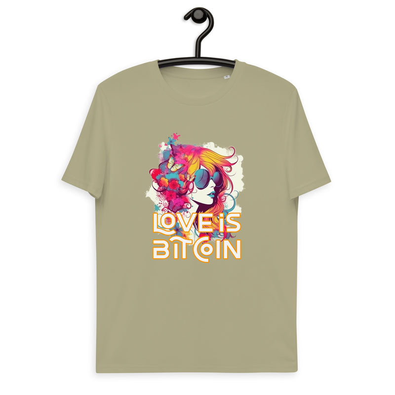 Love is Bitcoin Men's Organic Cotton T-Shirt