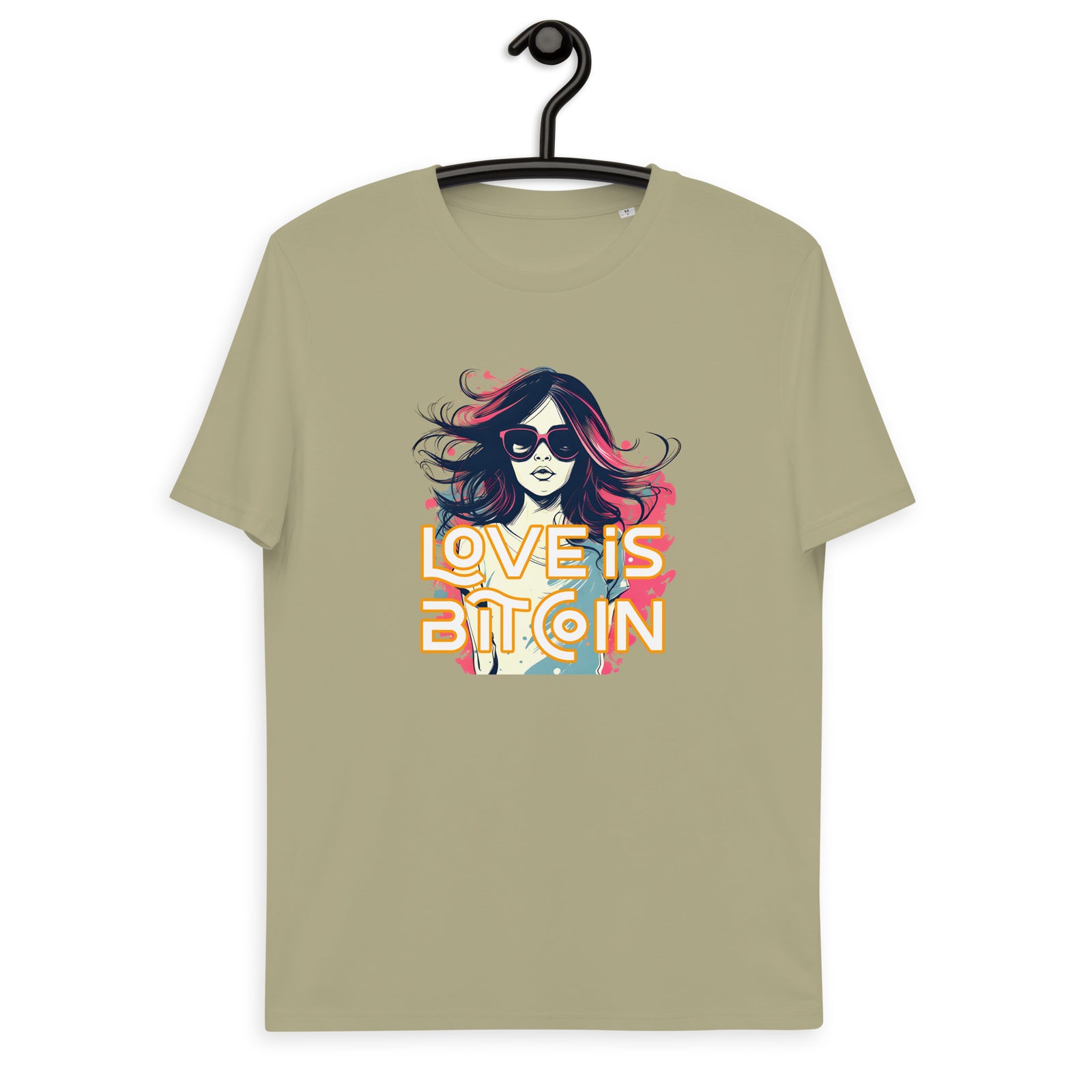 Love is Bitcoin Men's Organic Cotton T-Shirt