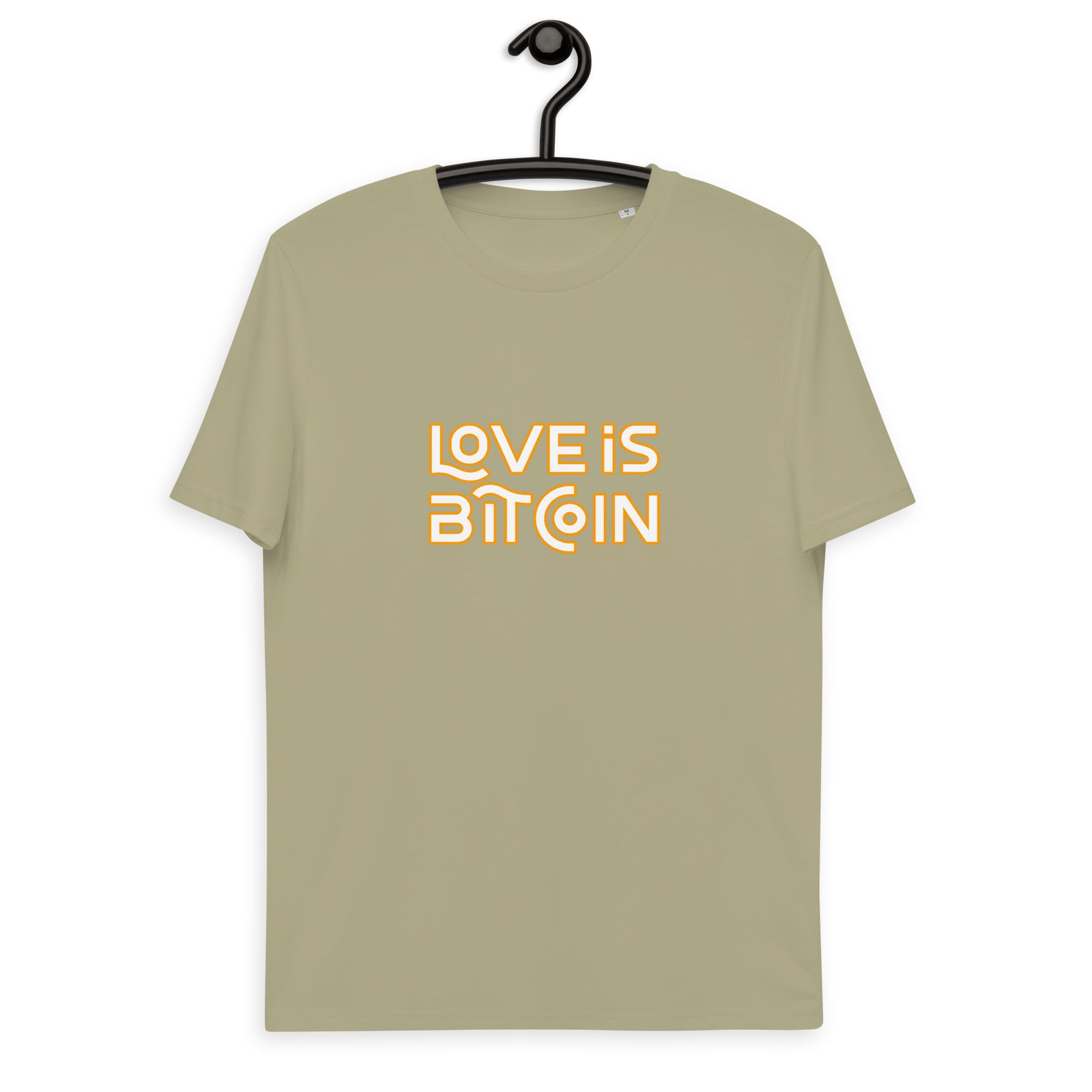 Love is Bitcoin Men's Organic Cotton T-Shirt
