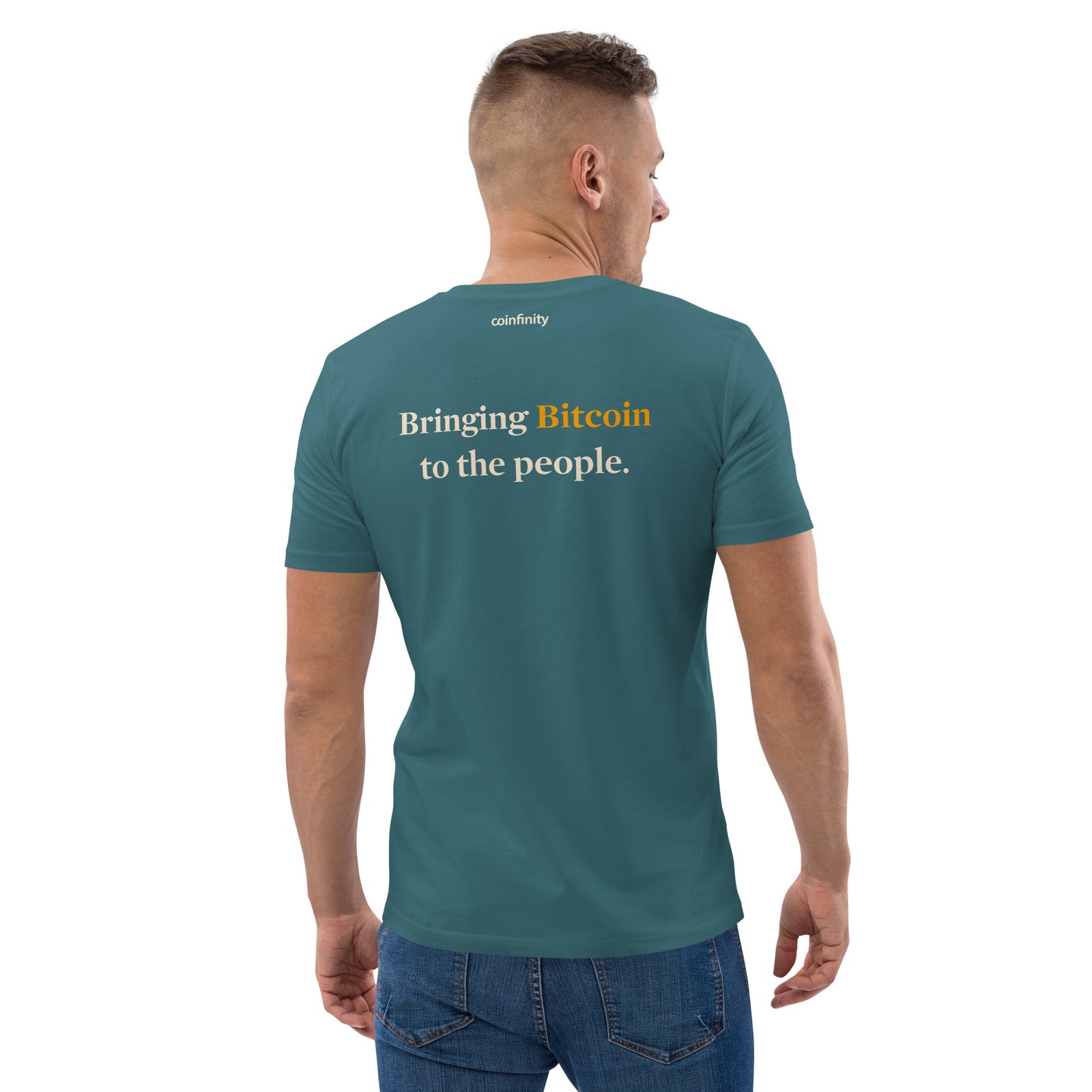 Coinfinity Bitcoin No War Men's Organic Cotton T-Shirt