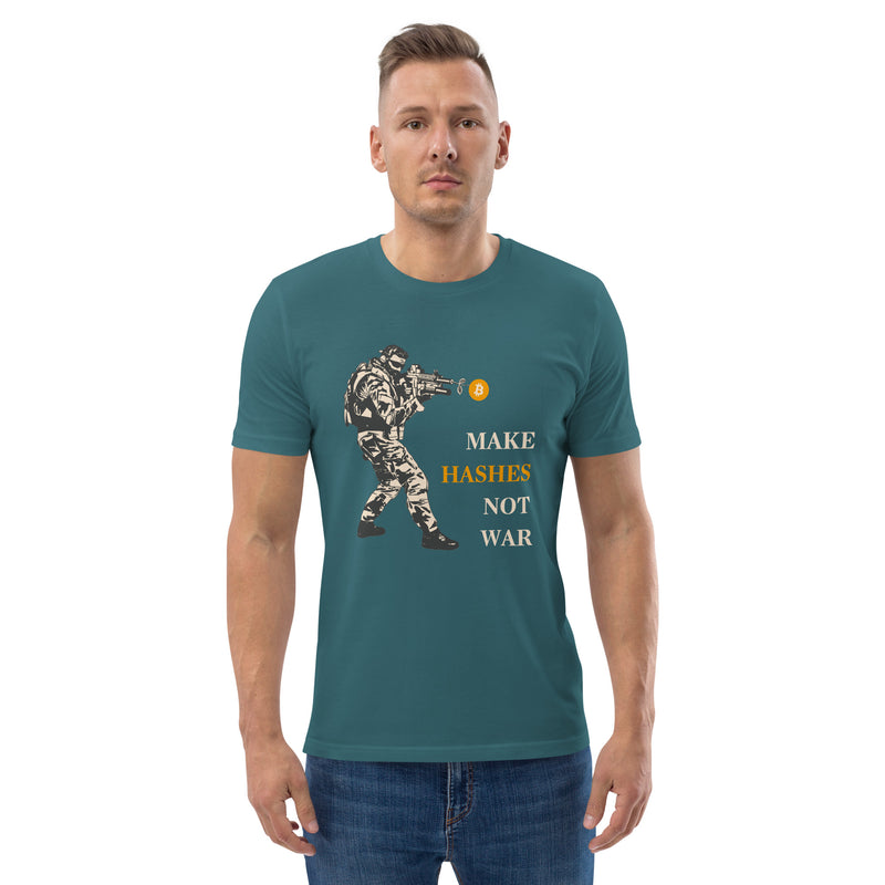 Coinfinity Bitcoin No War Men's Organic Cotton T-Shirt