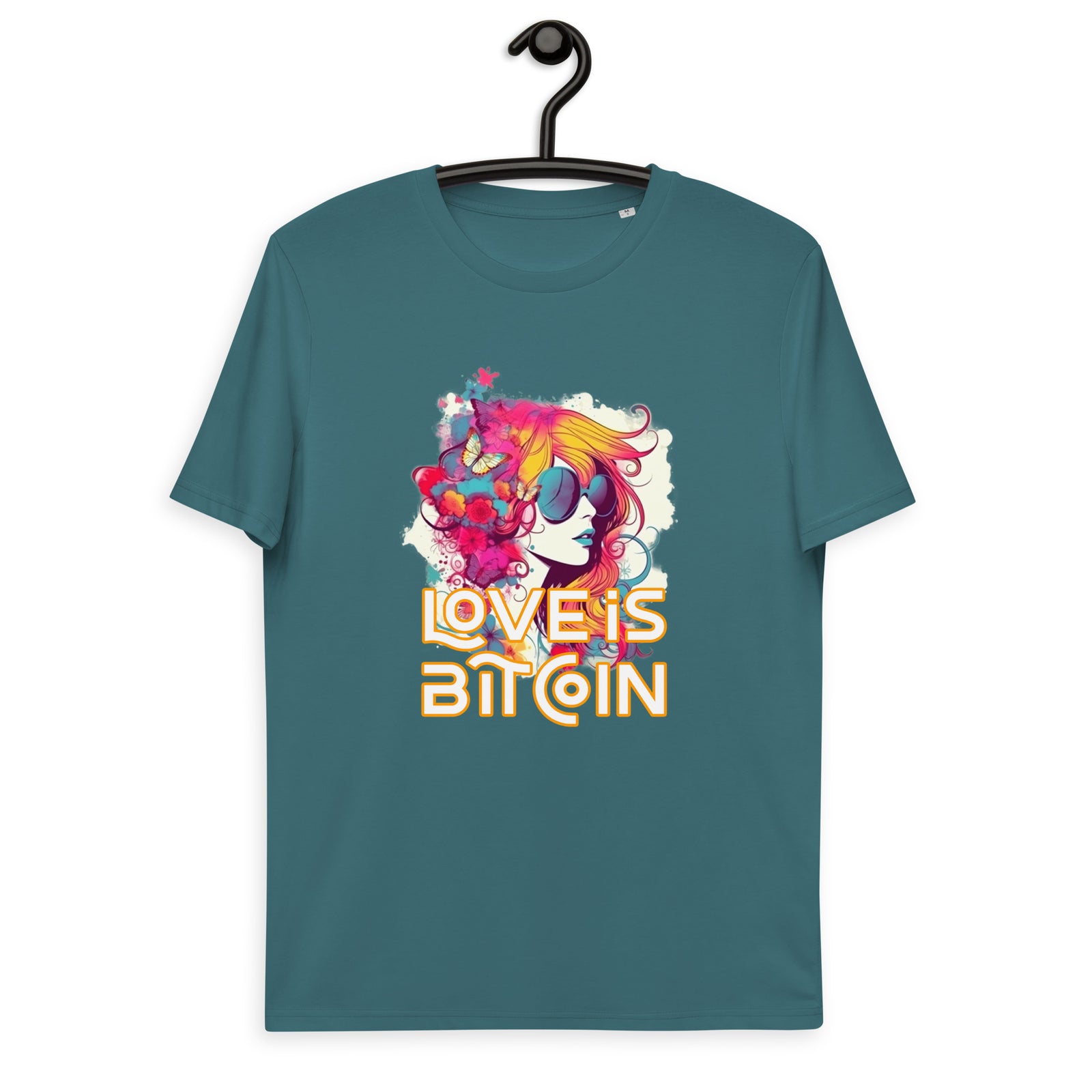 Love is Bitcoin Men's Organic Cotton T-Shirt