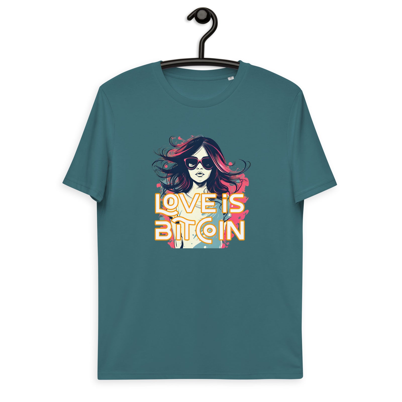 Love is Bitcoin Men's Organic Cotton T-Shirt