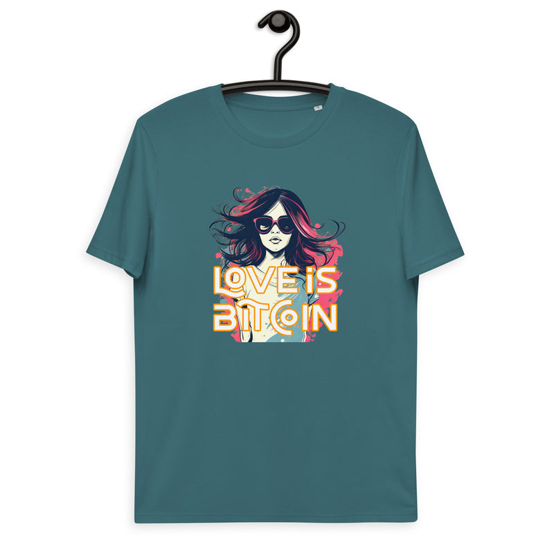 Love is Bitcoin Men's Organic Cotton T-Shirt