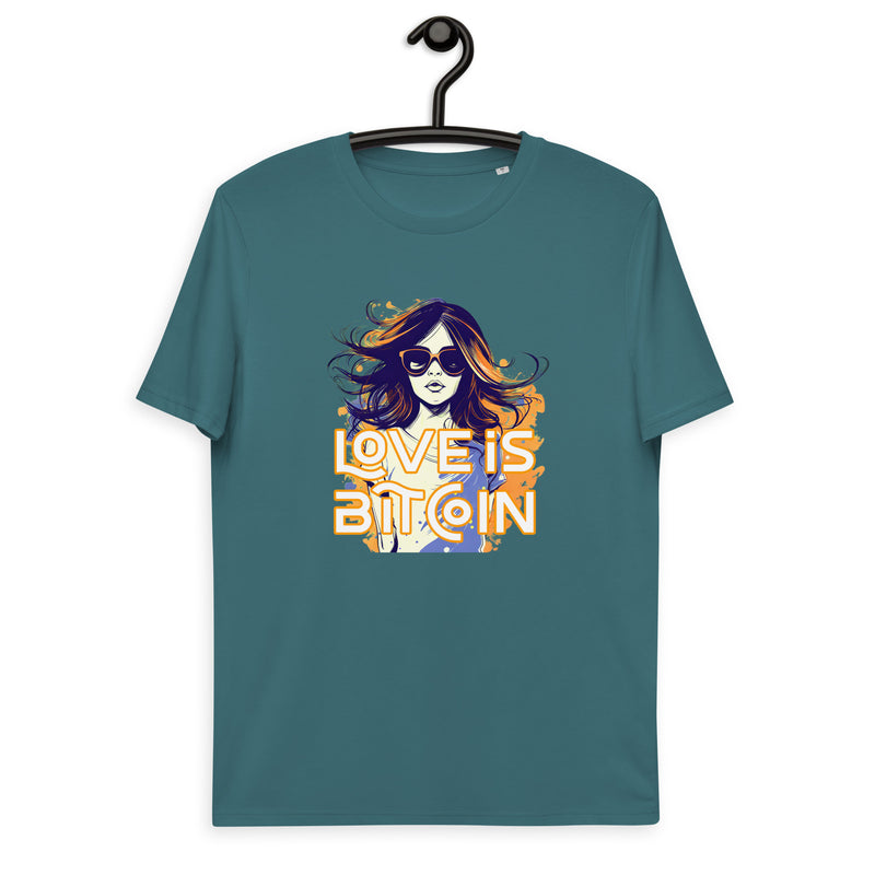 Love is Bitcoin Men's Organic Cotton T-Shirt