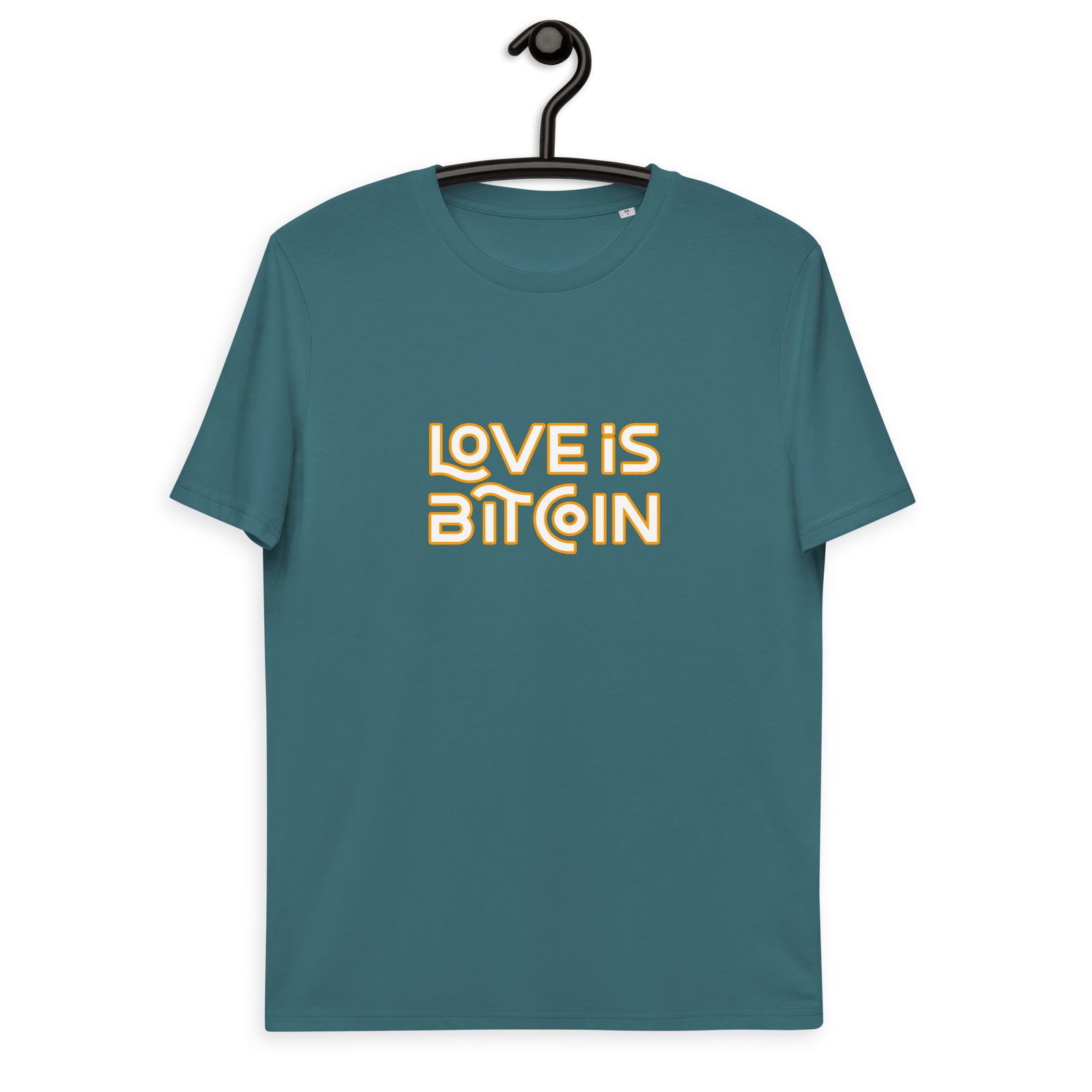 Love is Bitcoin Men's Organic Cotton T-Shirt
