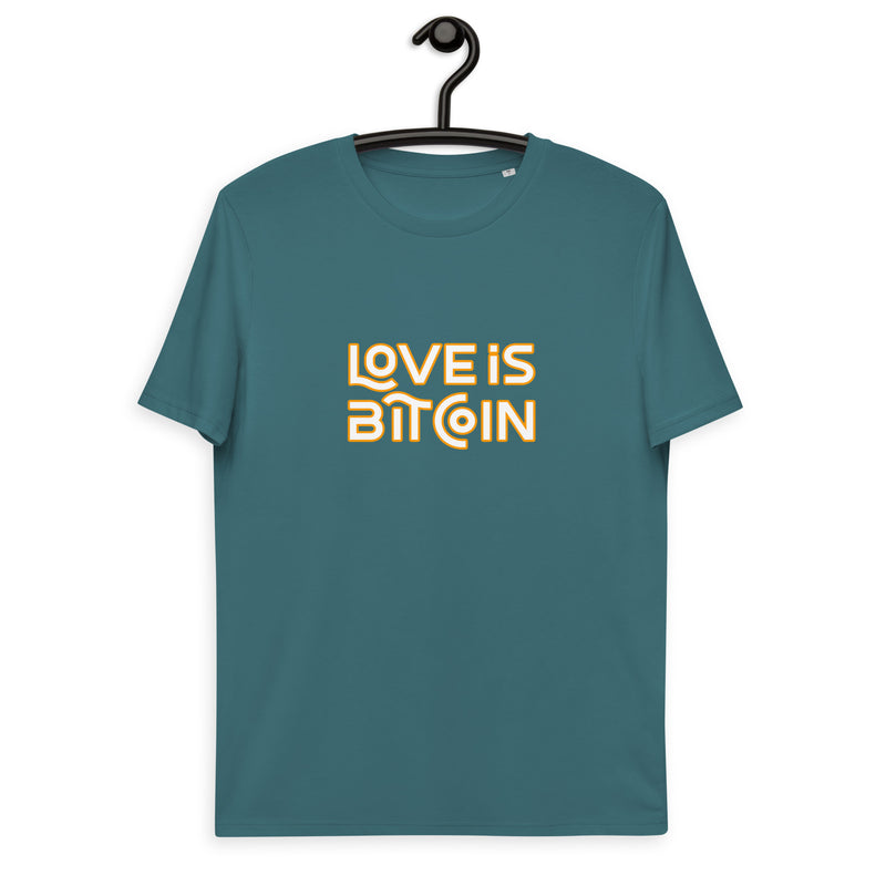 Love is Bitcoin Men's Organic Cotton T-Shirt