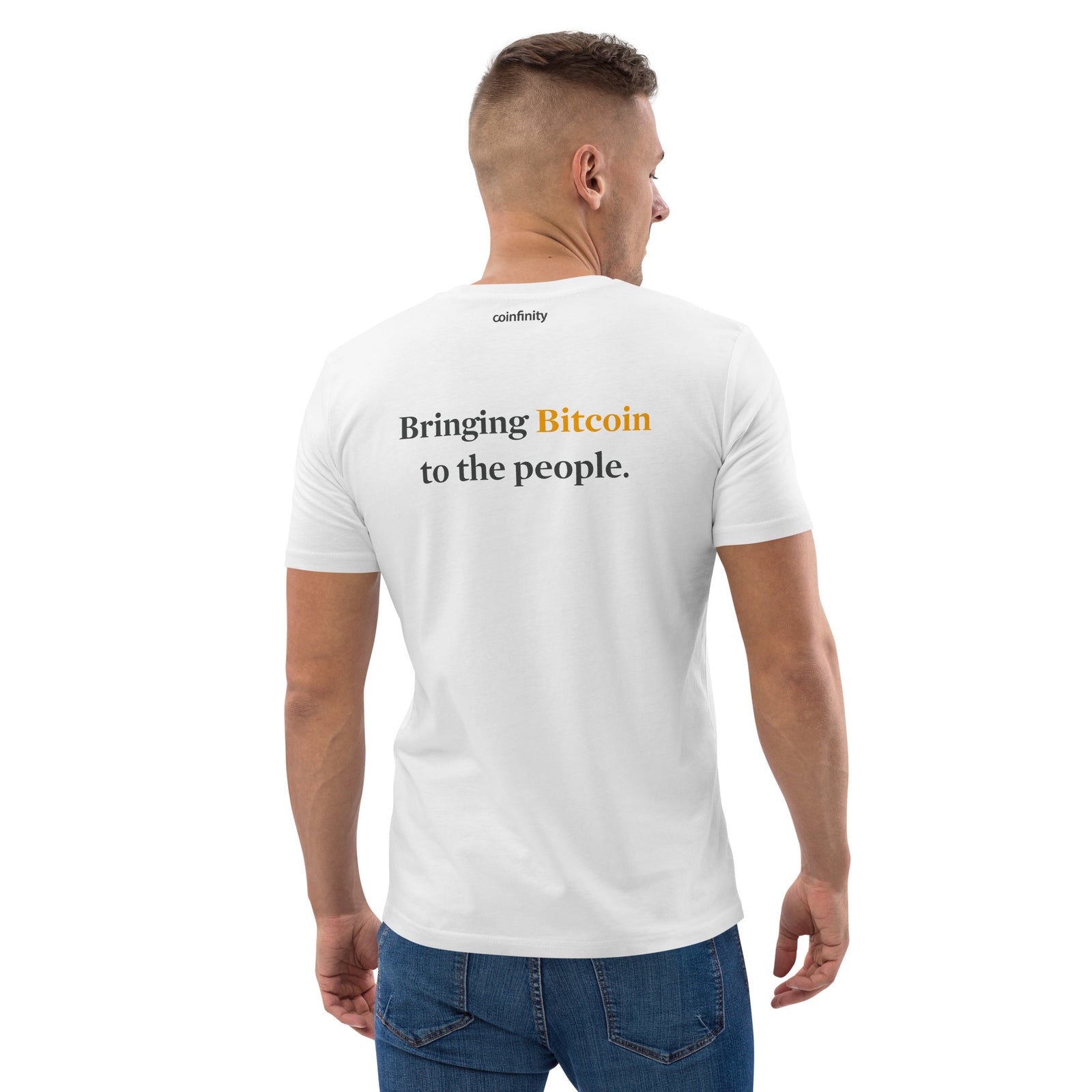 Coinfinity Bitcoin World Men's Organic Cotton T-Shirt