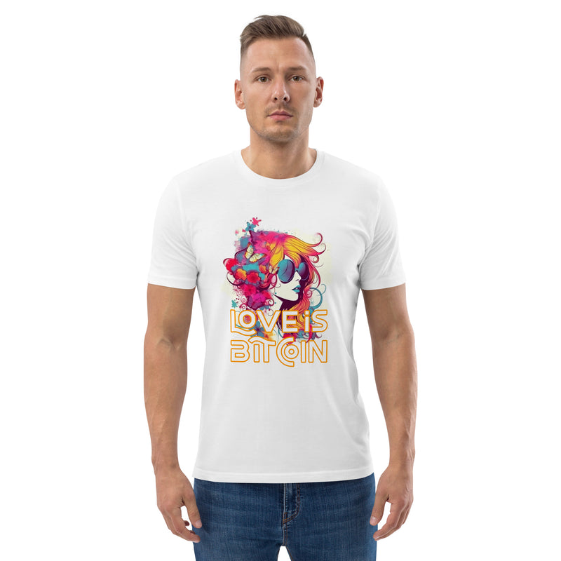 Love is Bitcoin Men's Organic Cotton T-Shirt