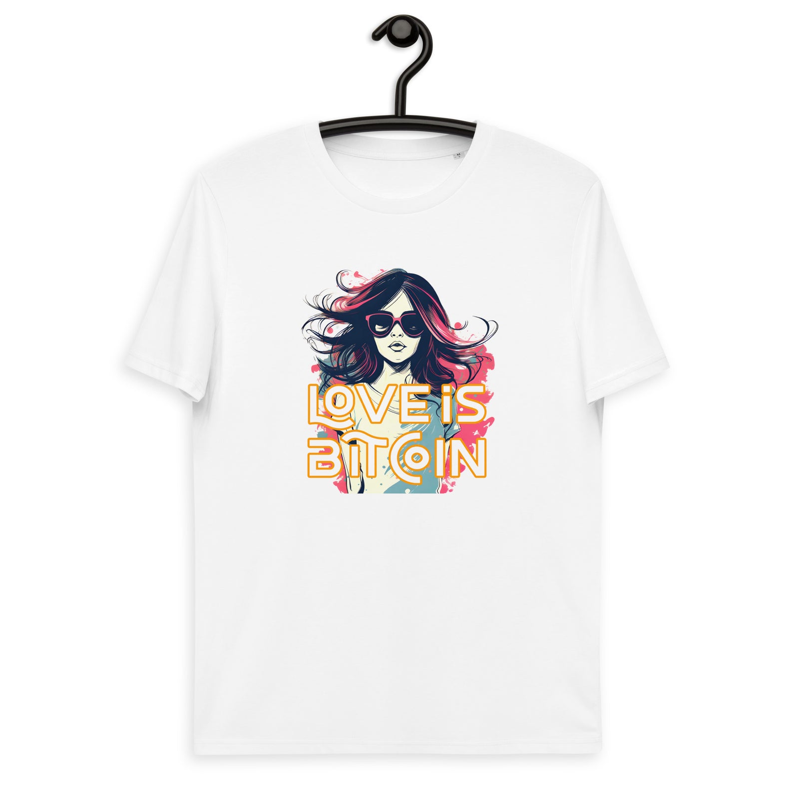 Love is Bitcoin Men's Organic Cotton T-Shirt
