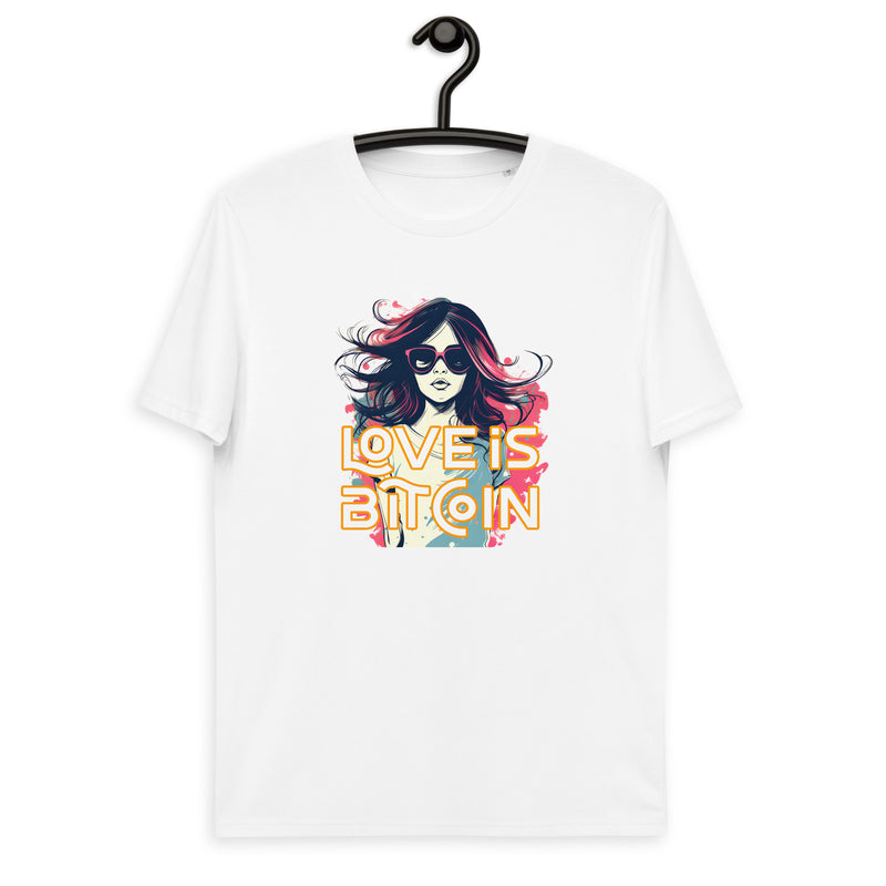 Love is Bitcoin Men's Organic Cotton T-Shirt