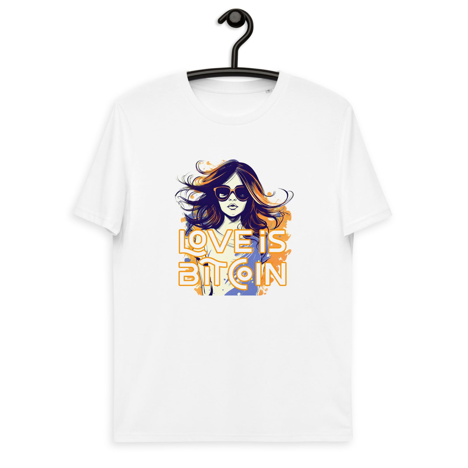 Love is Bitcoin Men's Organic Cotton T-Shirt