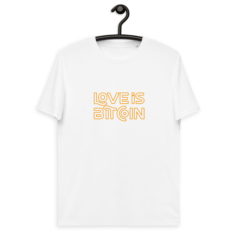 Love is Bitcoin Men's Organic Cotton T-Shirt