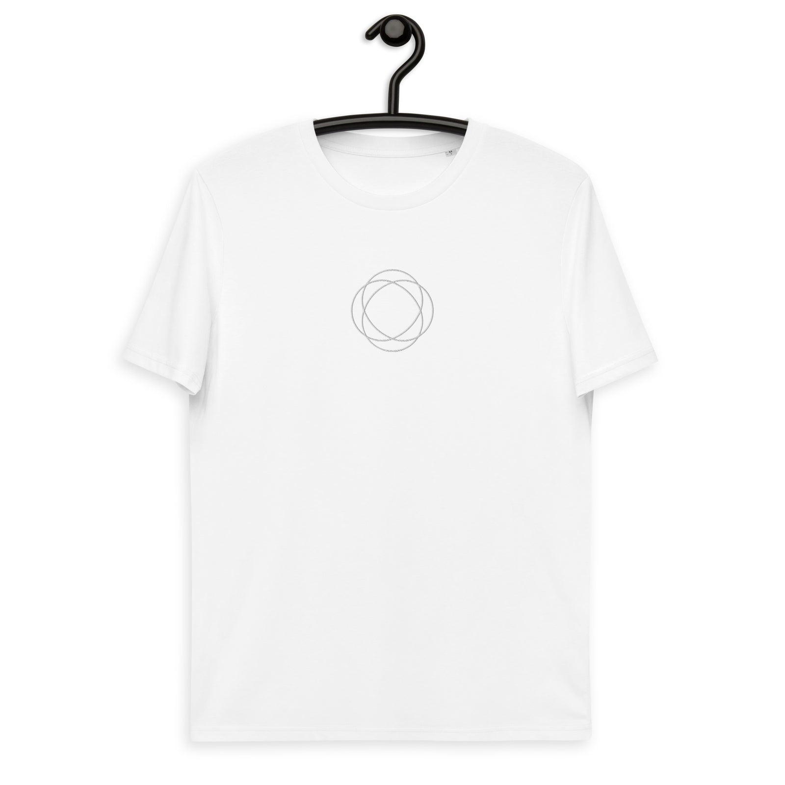 Jam Embroidered Men's Organic Cotton | Bitcoin T-Shirt