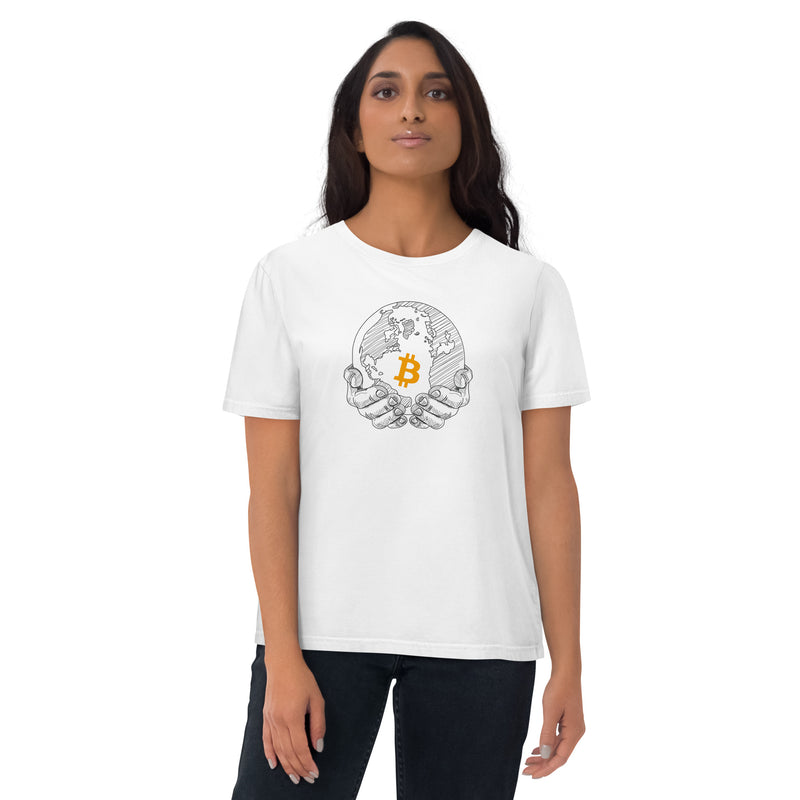 Coinfinity Bitcoin World Women's Organic Cotton T-Shirt