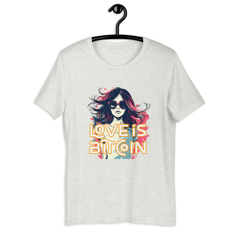 Love is Bitcoin Women’s Basic Organic T-Shirt