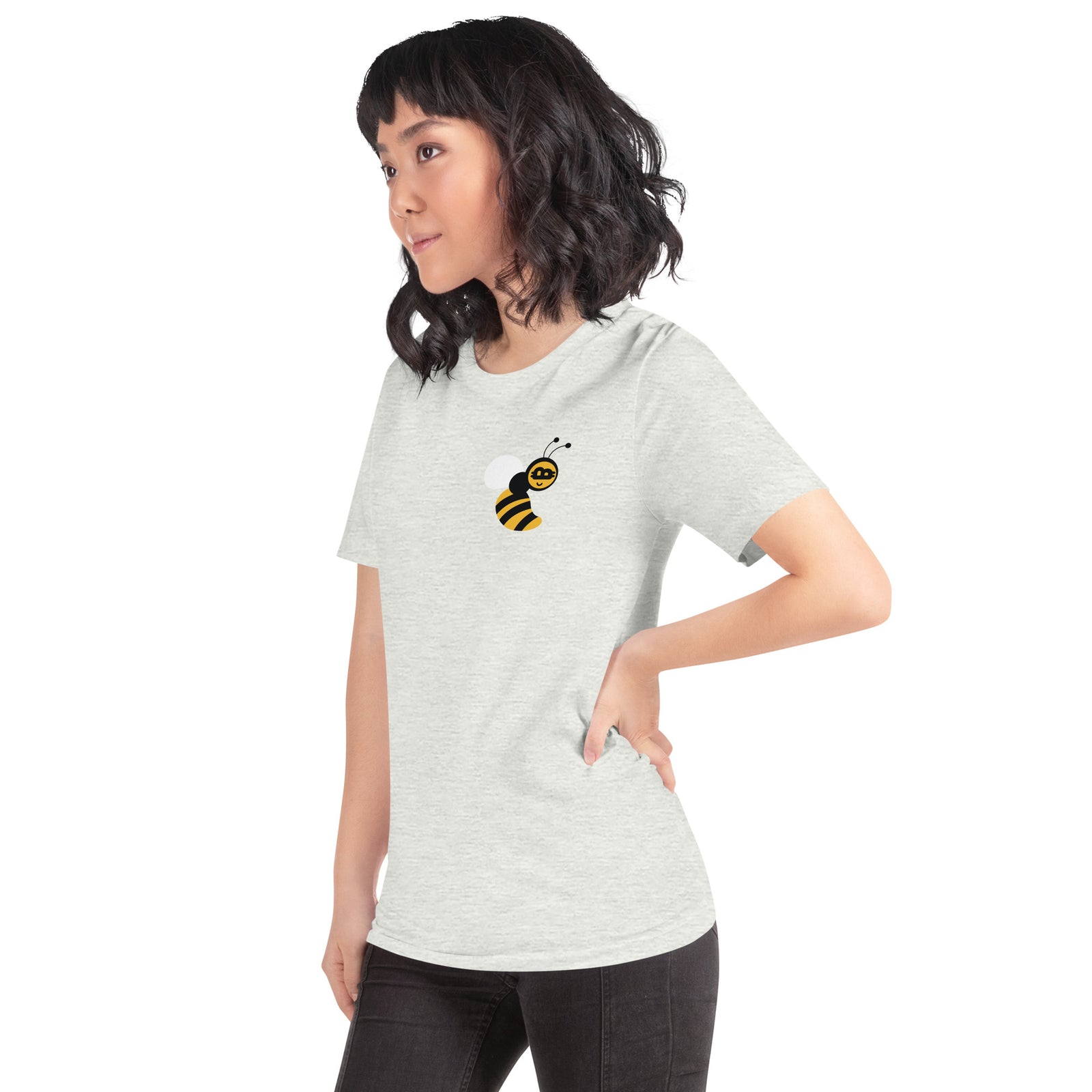 Bitcoin Cyberbee Women’s Basic Organic T-Shirt