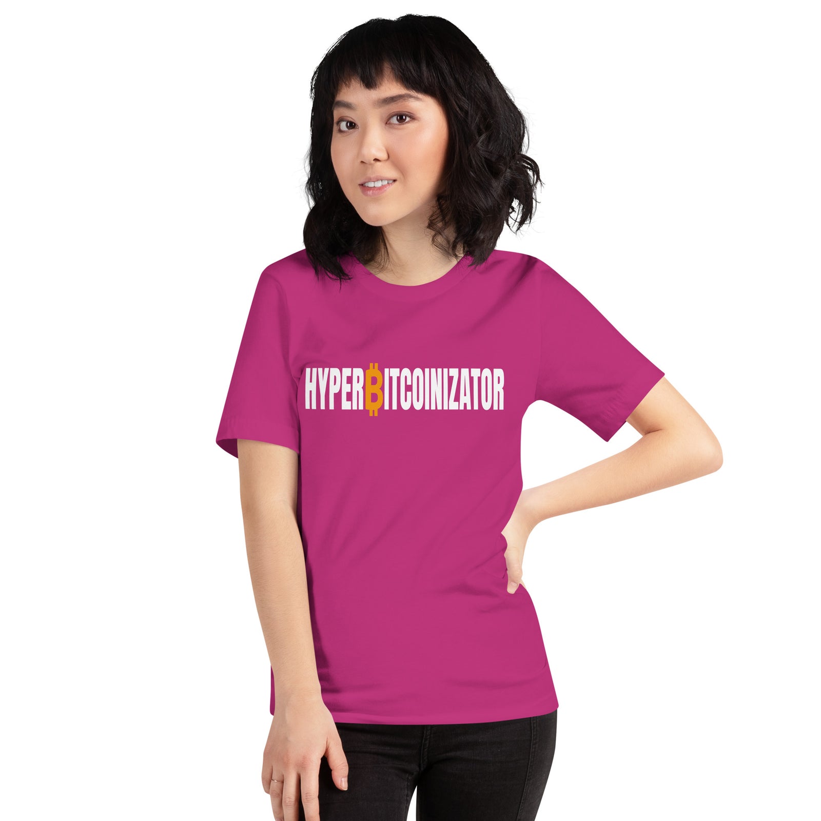 Bitcoin Hyperbitcoinizator Women’s Basic Organic T-Shirt