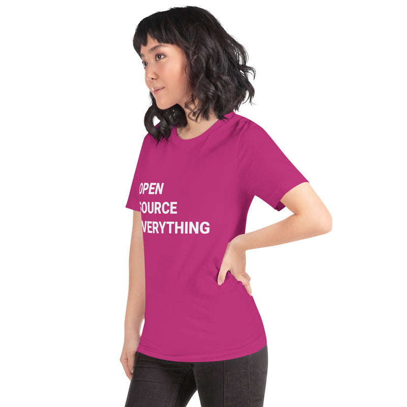 Open Source Everything Women’s Basic Organic | Bitcoin T-Shirt