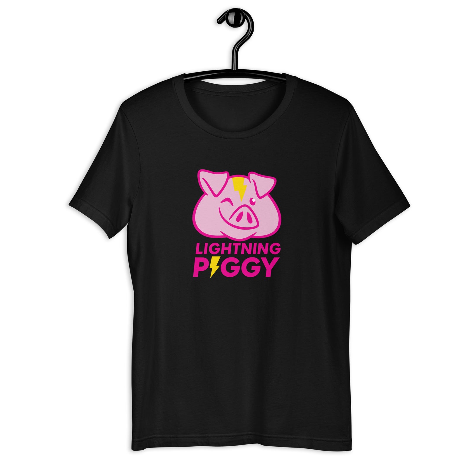 Lightning Piggy Women's Organic Cotton | Bitcoin T-Shirt