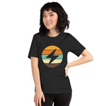 Bitcoin Lightning Retro Women's Basic Organic T-Shirt