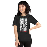 Bitcoin Run BTC Node Basic Bio-T-Shirt für Frauen